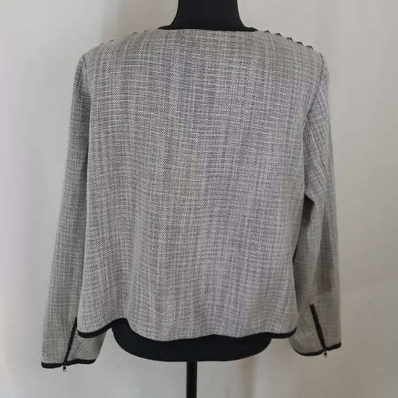 Ashley Stewart Plus Size 16W Tweed Blazer - Picture 2 of 8